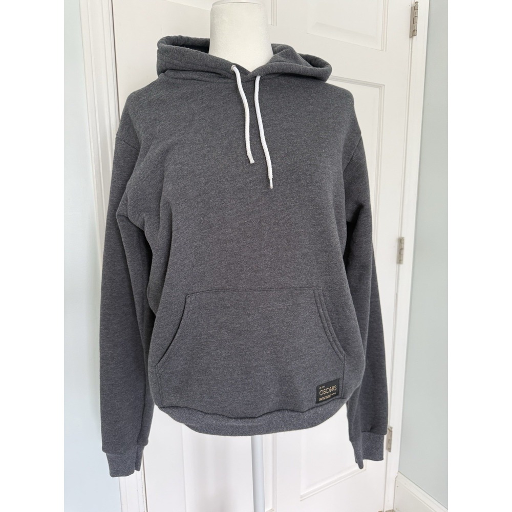 Oscars Dark grey very soft Hooded Sweatshirt  Drawstring  Front Pocket  medium